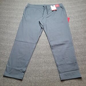Member's Mark Fleece Pant Mens XL Gray NEW Security Zipper Pocket Drawstring